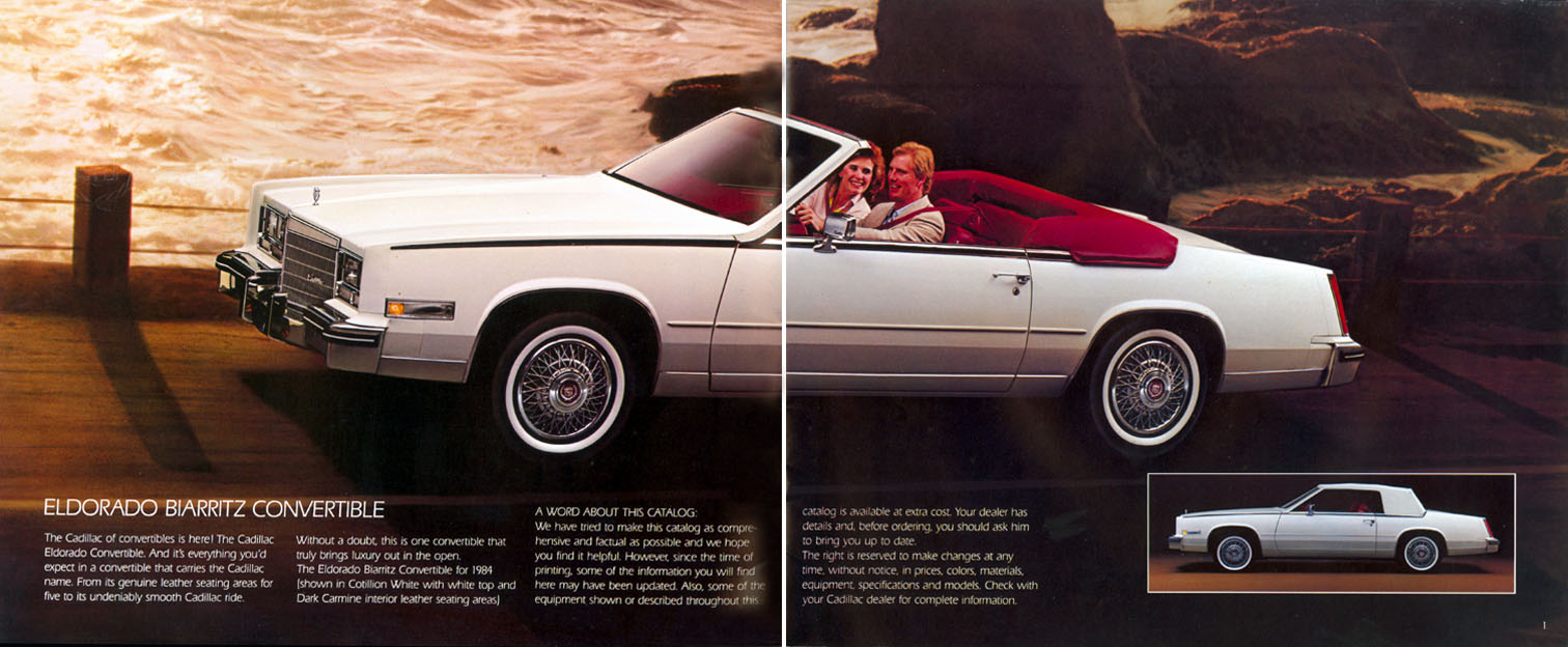 1984 Cadillac Eldorado Brochure Page 2